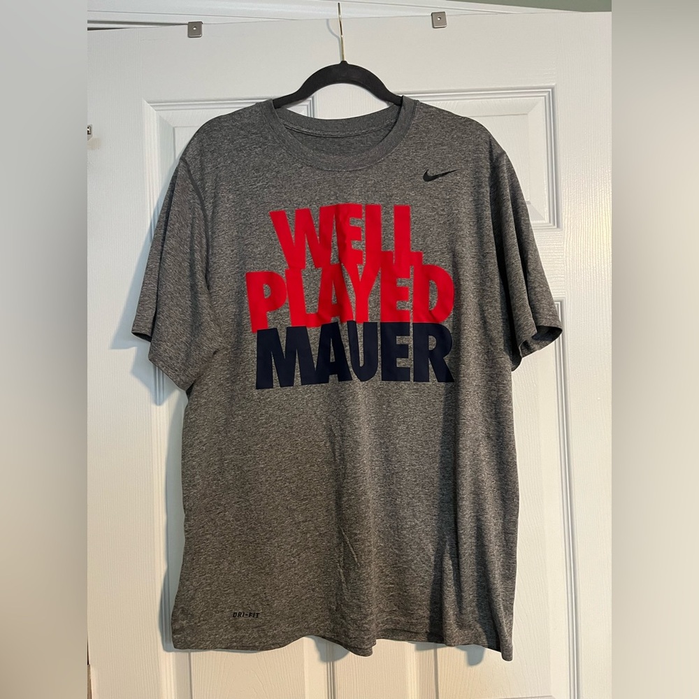 Nike Men’s XL Dri-fit MN Twins Well Played Mauer Shirt